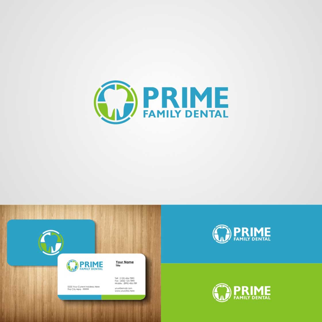 crowdspring dental llogo design by moepare